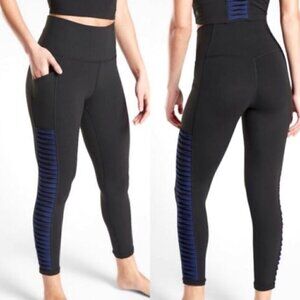 Athleta High Rise Salutation 7/8 Tight in Powervita Leggings